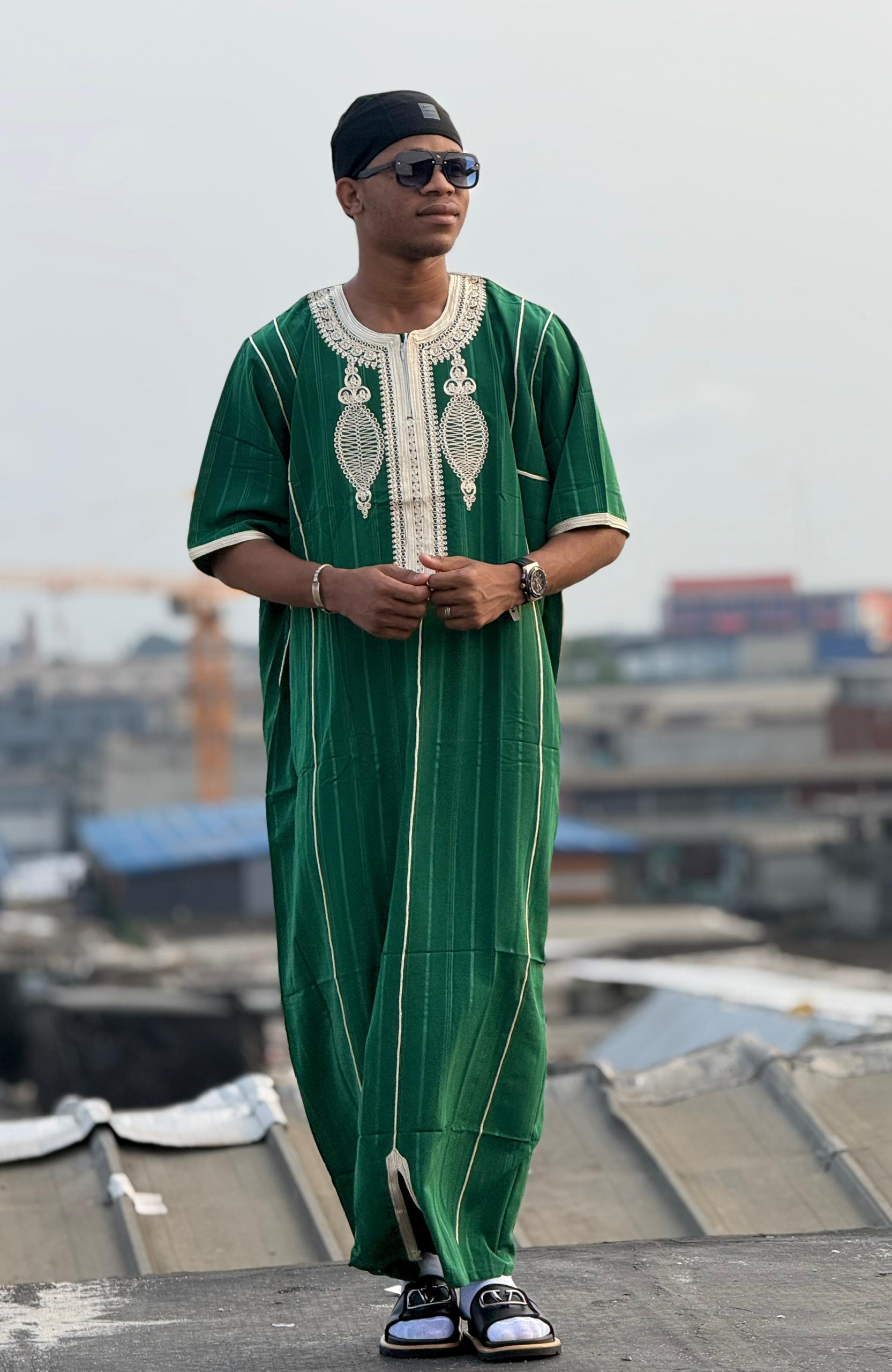 Boubou Marocain brodé premium – ODIMARKET
