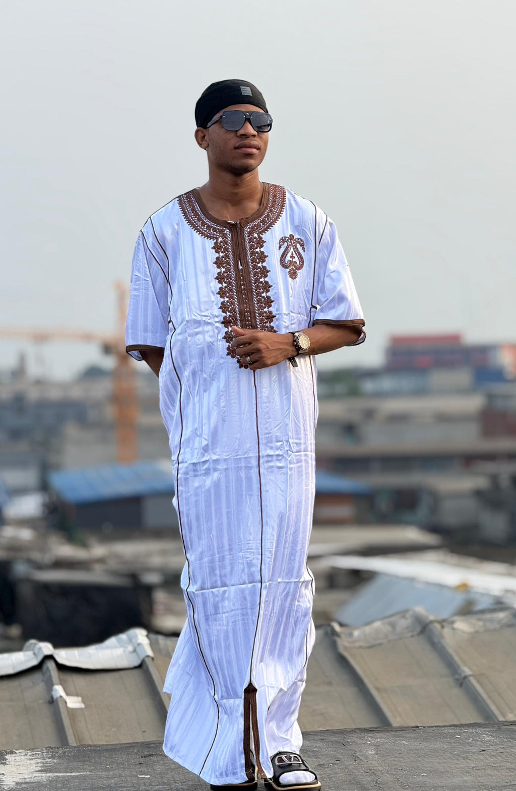 Boubou Marocain brodé premium – ODIMARKET